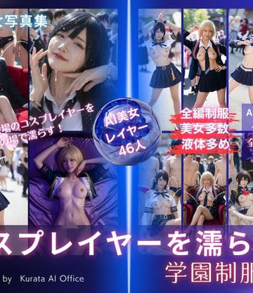 d_776035｜コスプレイヤーを濡らす。学園制服編｜くらたAIオフィス